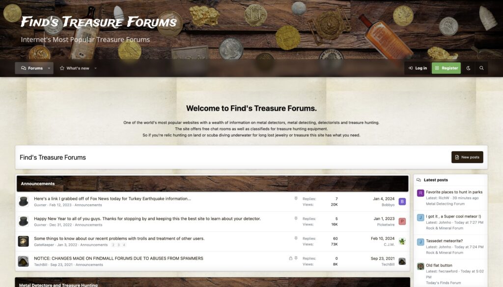 Find's Treasure Forum