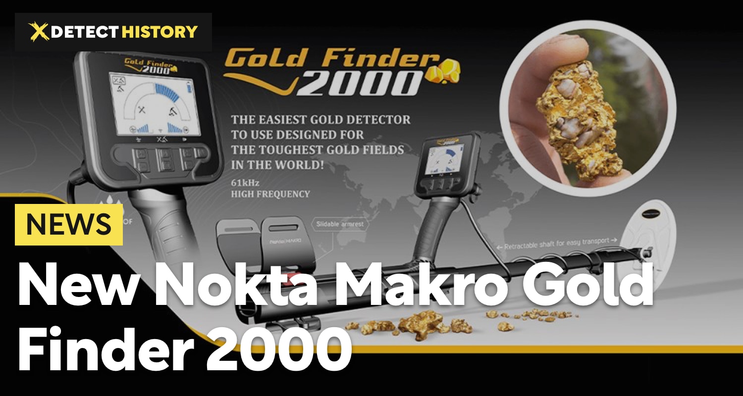 New Nokta Makro Gold Finder 2000 Metal Detector